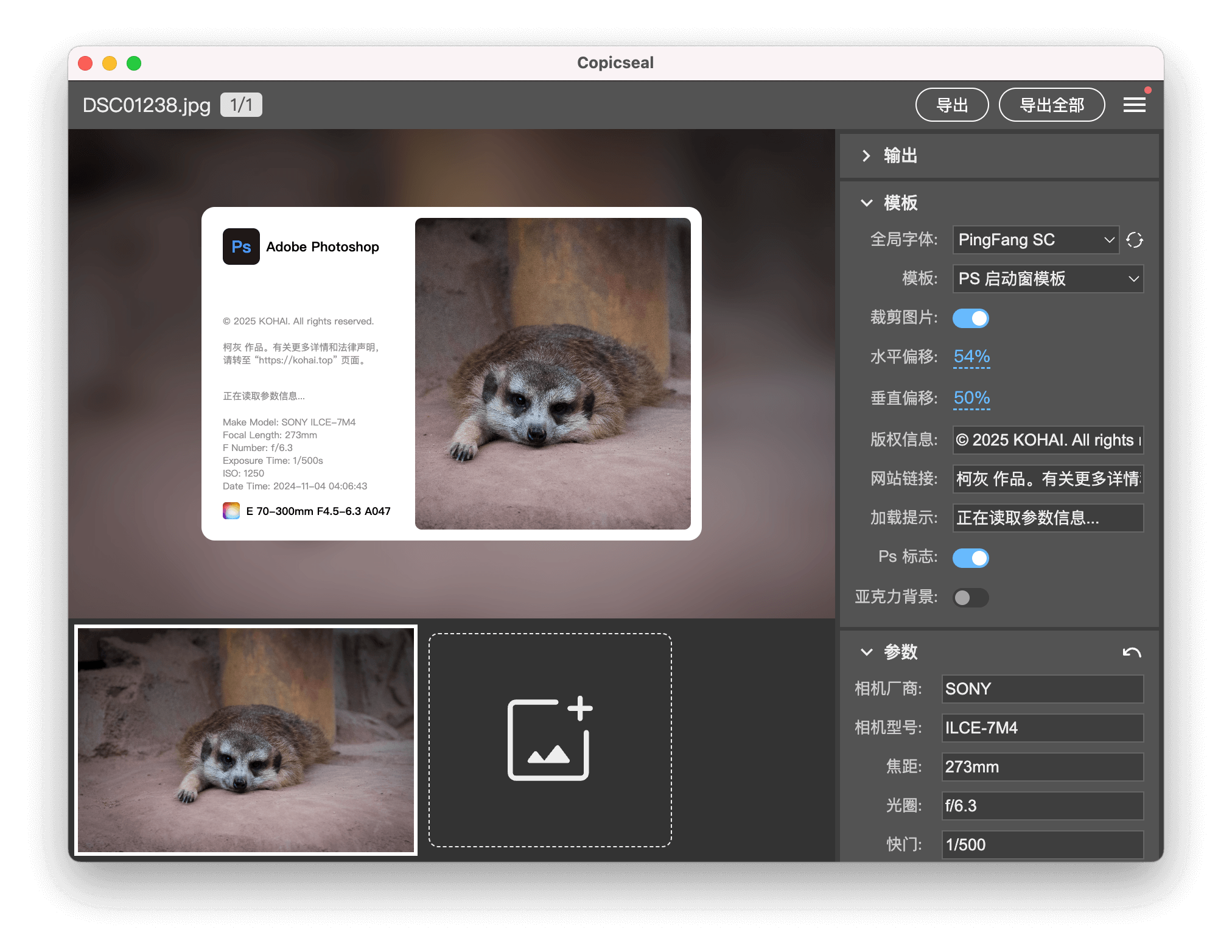 Copicseal Screenshot